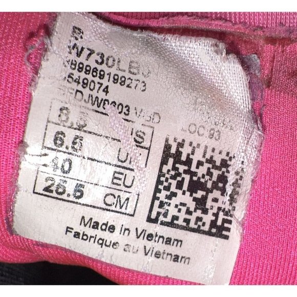 NEW BALANCE 730 Training Running Shoes Sneakers Womens US Size 8.5 Black Pink - Picture 6 of 7